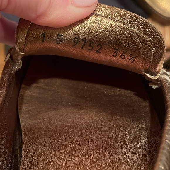 Prada authentic gold metallic driver moccasins sz 6.5 - Picture 2 of 6